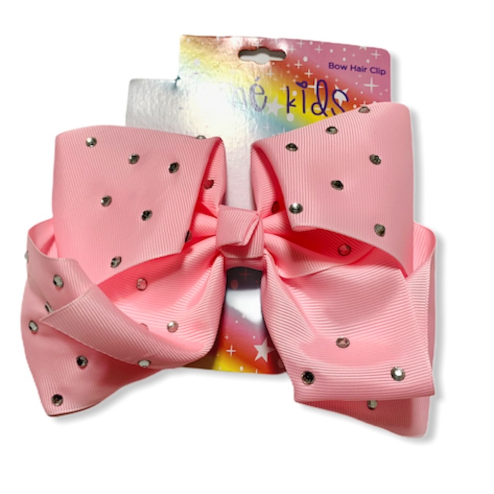 Big Bow Clip With Stones